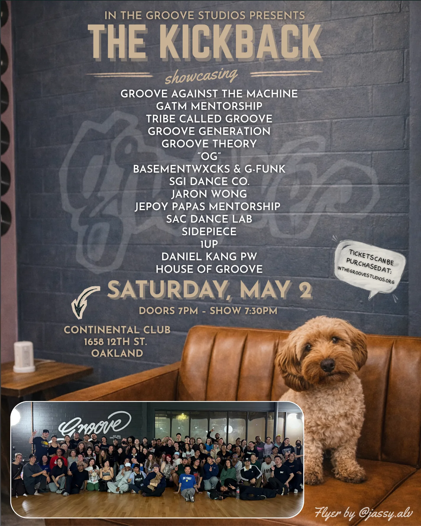 Groove Studios Presents KICKBACK SHOWCASE - Continental Club 2026